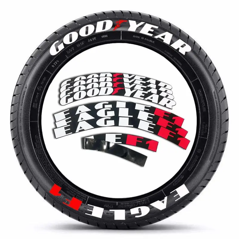 GOODYEAR TIRE STICKERS