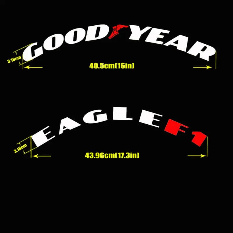 GOODYEAR TIRE STICKERS — view 4