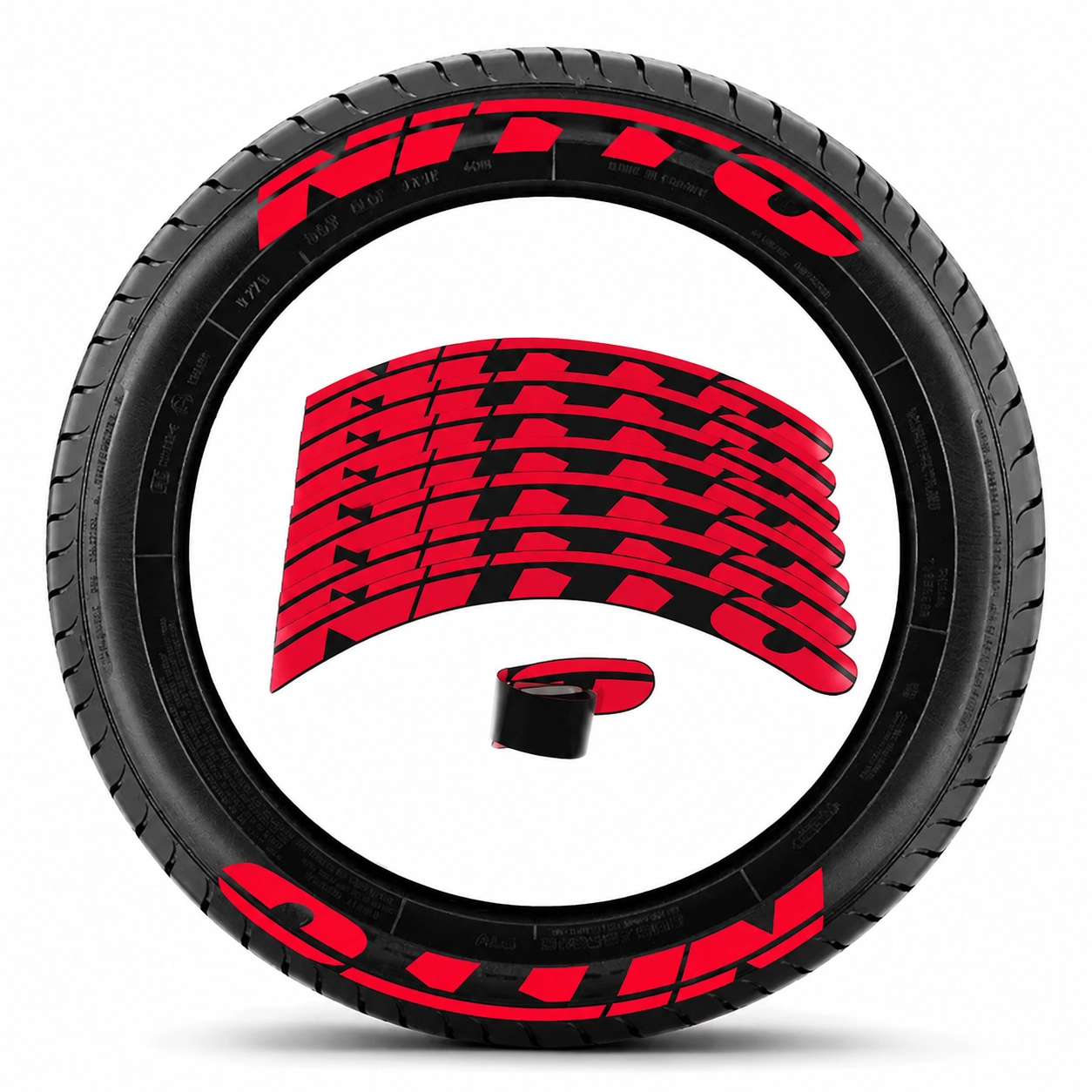 NITTO TIRE STICKERS — view 2