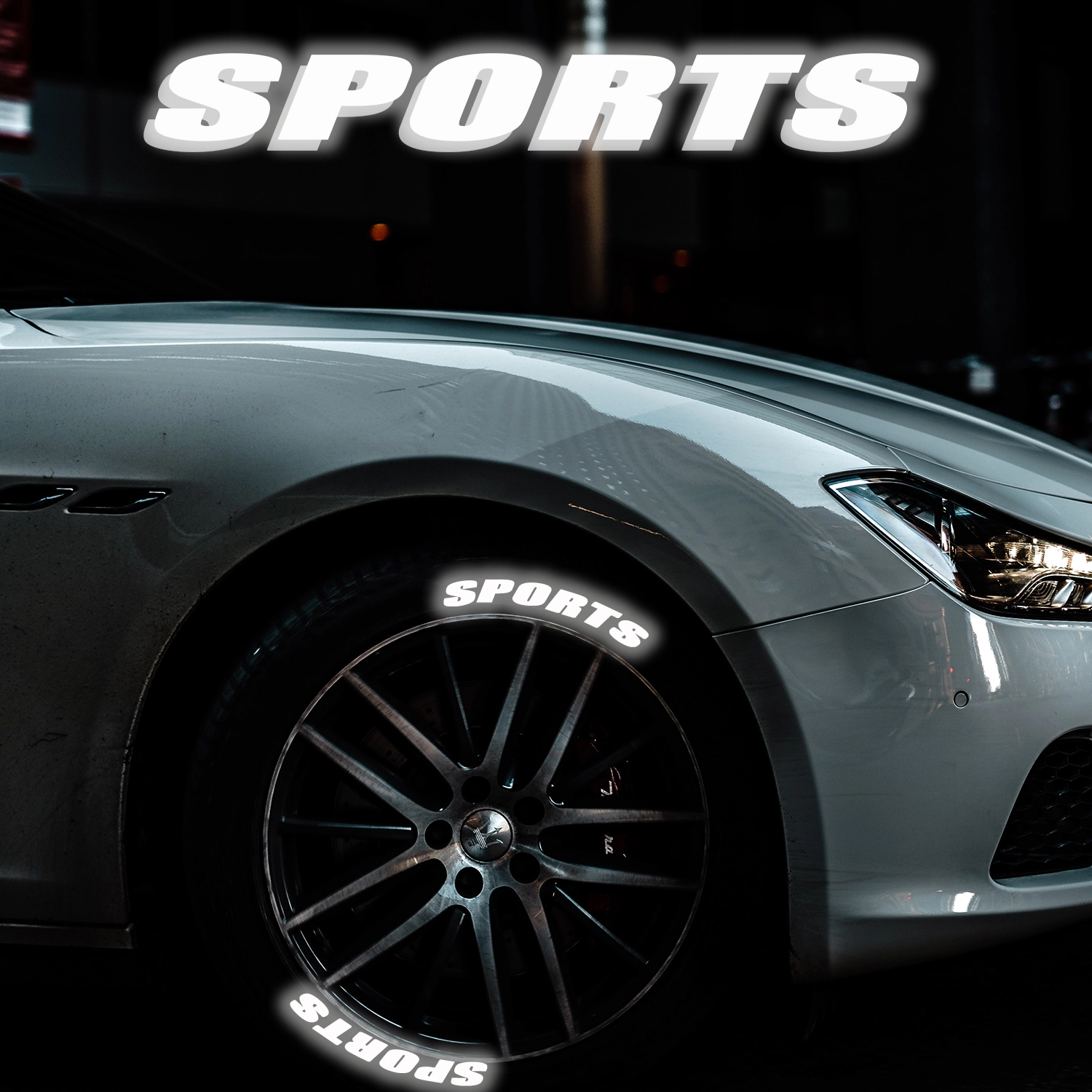 Reflective Custom Tire Lettering — view 7