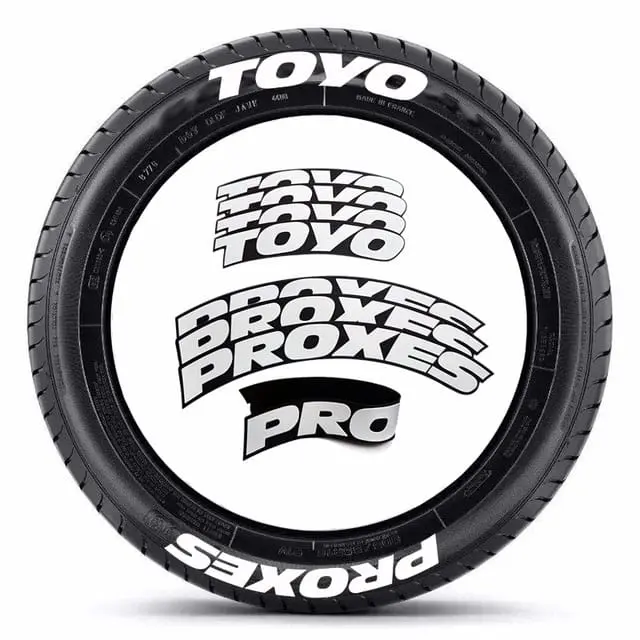 TOYO TIRE STICKERS — view 5