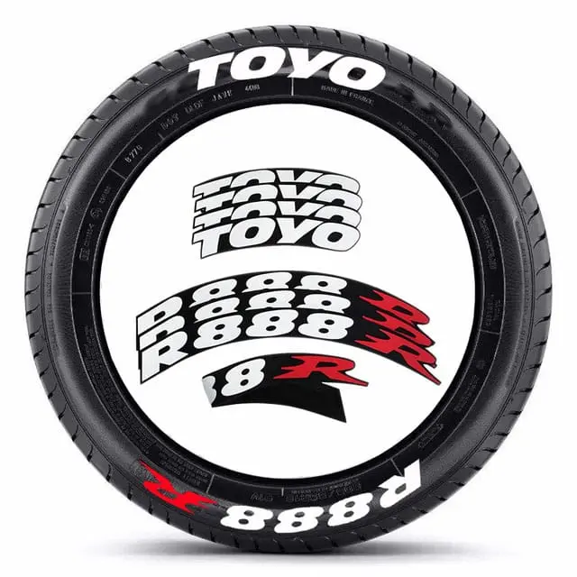 TOYO TIRE STICKERS — view 3